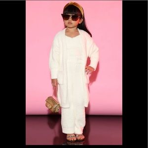 Mini Living In It Cozy 2 Piece Pant Set in Ivory